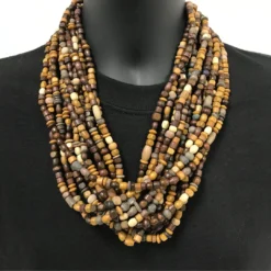 Plush Appeal, LLC 27" Multi Wood Beads Necklace (Dozen)