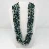 - No Manufacturer - Beads 27" Green White Glass Bead Necklace (Dozen)