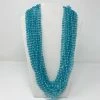 Plush Appeal, LLC 27" Turquoise Crystal Glass Beads Necklace (Dozen) 1 Plush Appeal, LLC 27" Turquoise Crystal Glass Beads Necklace (Dozen)
