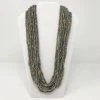 Plush Appeal, LLC 27" Gold Grey Glass Beads Necklace (Dozen) 1 Plush Appeal, LLC 27" Gold Grey Glass Beads Necklace (Dozen)