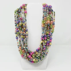 Plush Appeal, LLC 27" Multi Glass Beads Necklace (Dozen)