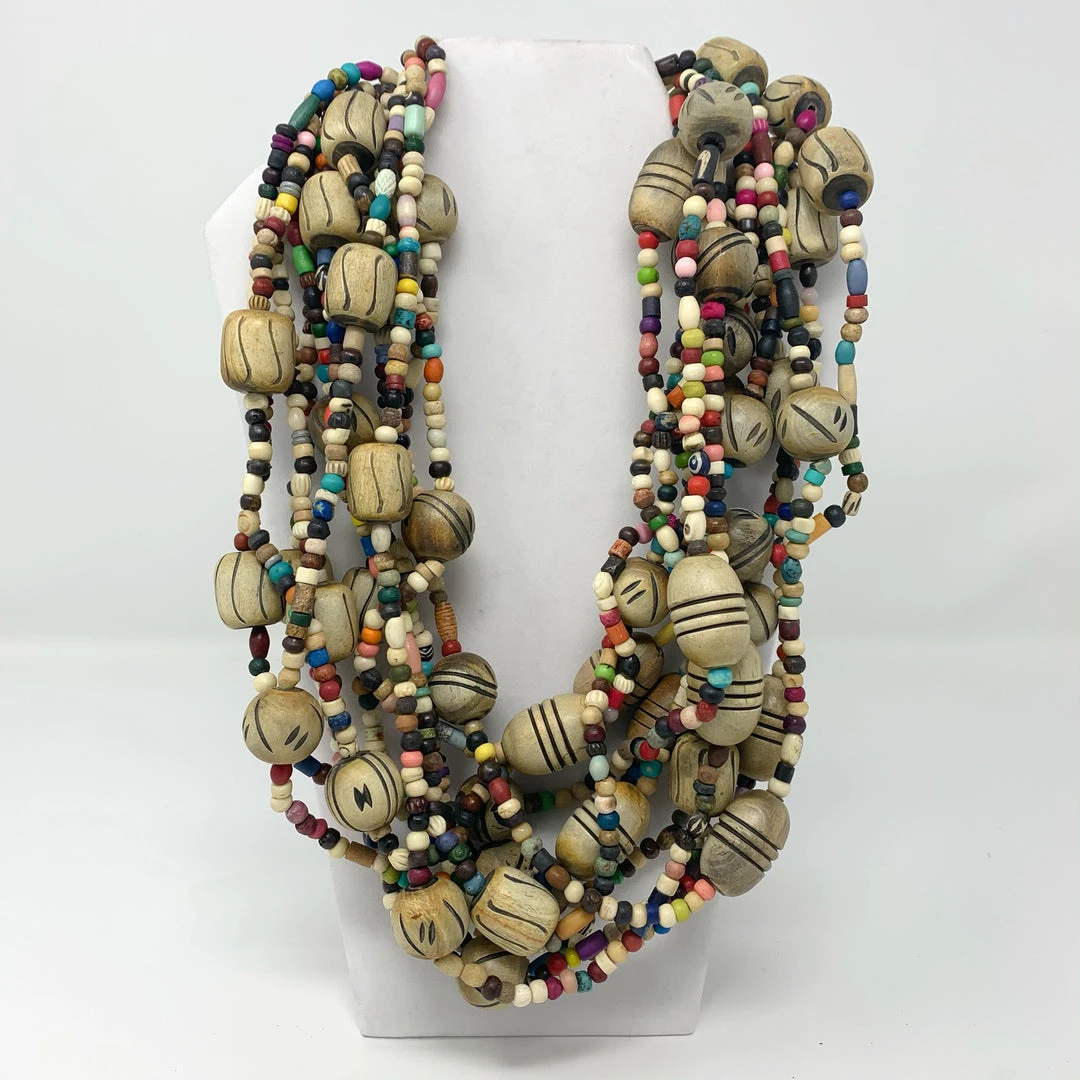 Plush Appeal, LLC 27" Multi Horn & Bone Beads Necklace (Dozen) 3 Plush Appeal, LLC 27" Multi Horn & Bone Beads Necklace (Dozen)