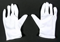 Plush Appeal, LLC Party Supplies White Cotton Gloves (Pair)