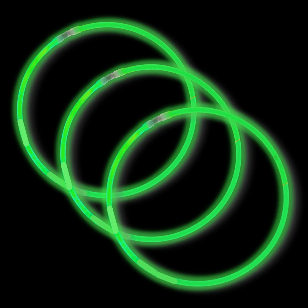 - No Manufacturer - 22" Green Glow Necklace Light-Ups - No Manufacturer - 22" Green Glow Necklace Light-Ups