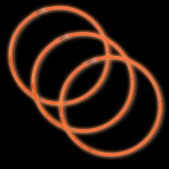 Mardi Gras Spot Light-Ups 22" Orange Glow Necklace