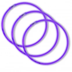 Mardi Gras Spot 22" Purple Glow Necklace