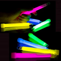 Mardi Gras Spot 6" Glow Sticks - Assorted Colors (Pack Of 25)