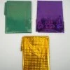 Sale Gift Wrap Purple, Green And Gold Sheet 19" X 27" (Pack Of 3) Party Supplies