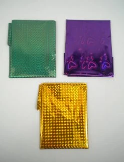 Sale Gift Wrap Purple, Green And Gold Sheet 19" X 27" (Pack Of 3) Party Supplies