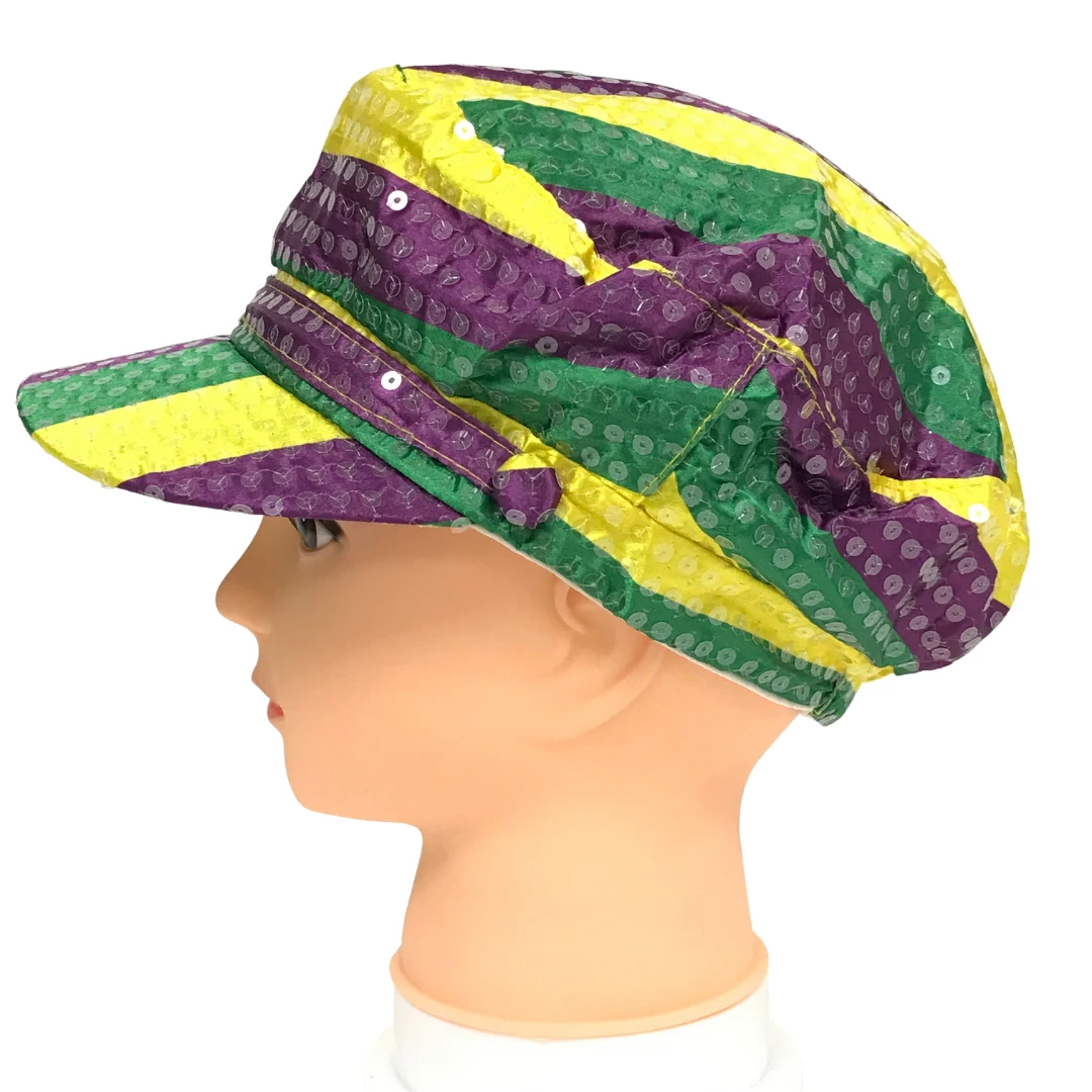 - No Manufacturer - Party Supplies Mardi Gras Sequin Hat (Each) - No Manufacturer - Party Supplies Mardi Gras Sequin Hat (Each)
