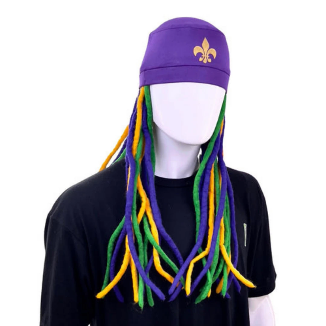 - No Manufacturer - Mardi Gras FanLocks (Each) Party Supplies 3 - No Manufacturer - Mardi Gras FanLocks (Each) Party Supplies