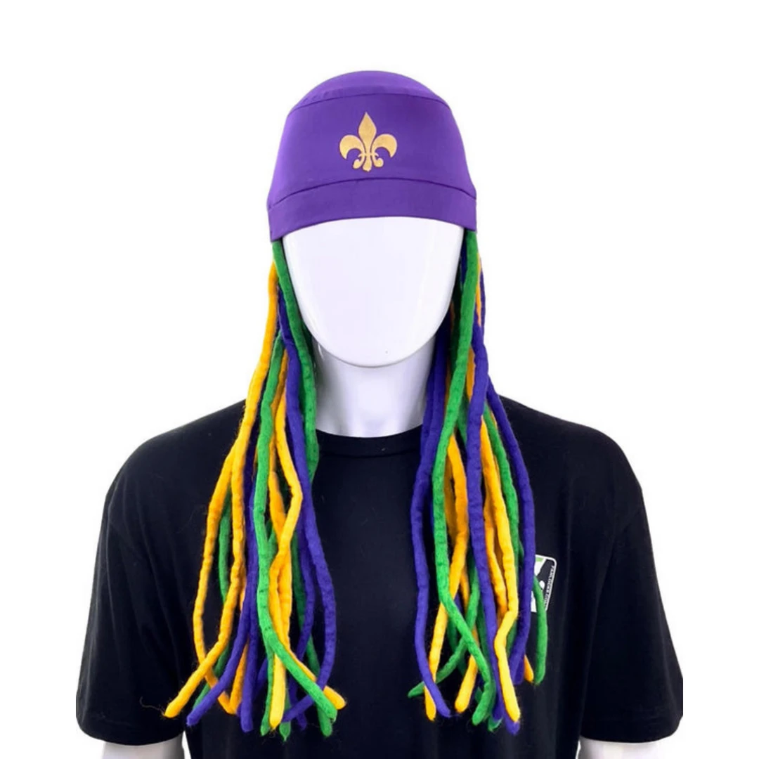 - No Manufacturer - Mardi Gras FanLocks (Each) Party Supplies 5 - No Manufacturer - Mardi Gras FanLocks (Each) Party Supplies