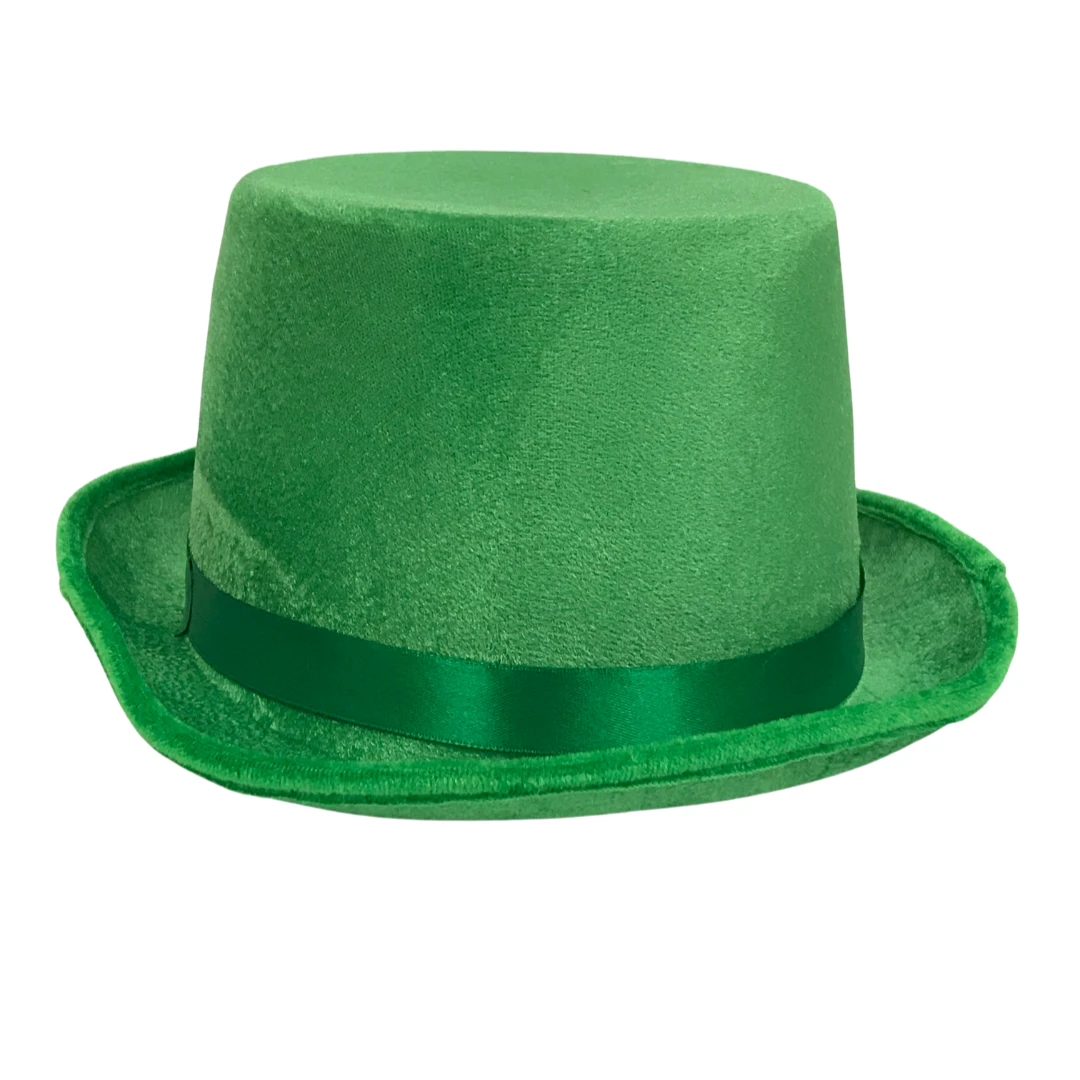 Plush Appeal, LLC Party Supplies Green Felt Top Hat (Each) 3 Plush Appeal, LLC Party Supplies Green Felt Top Hat (Each)