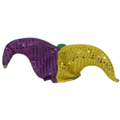 Plush Appeal, LLC Large Purple, Green And Gold Sequin Jester Hat (Each) Party Supplies