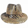Mardi Gras Spot Black And Gold Sequin Fedora (Each) Party Supplies 1 Mardi Gras Spot Black And Gold Sequin Fedora (Each) Party Supplies