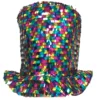 Sale Sequin Rainbow Top Hat (Each) Party Supplies 1 Sale Sequin Rainbow Top Hat (Each) Party Supplies