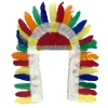 Sale Multicolor Rainbow Feather Head Dress (Each) 1 Sale Multicolor Rainbow Feather Head Dress (Each)
