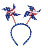 Plush Appeal, LLC USA Stars And Stripes Pinwheel Head Bopper (Pack Of 6) 1 Plush Appeal, LLC USA Stars And Stripes Pinwheel Head Bopper (Pack Of 6)