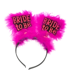 Sale Hot Pink Bride-To-Be Head Bopper (Each) Headbands