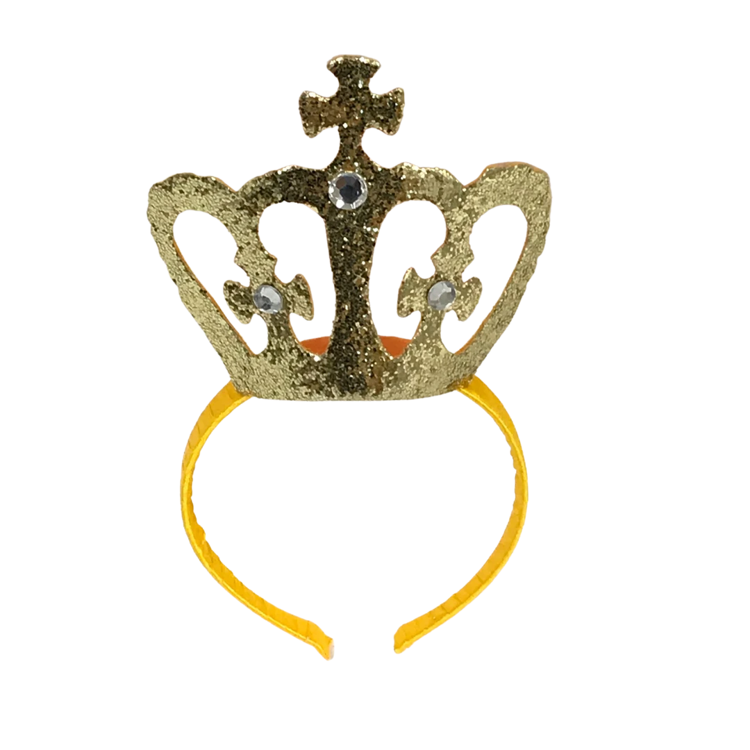 Plush Appeal, LLC Gold Crown Headband (Each) Headbands 3 Plush Appeal, LLC Gold Crown Headband (Each) Headbands