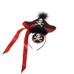 Sale Pirate Headband And Eye Patch With Sequins And Bow (Each)