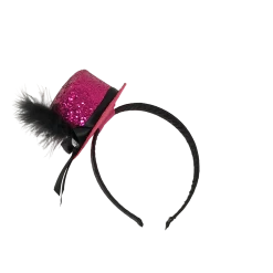Sale Hot Pink Glitter Party Hat Headband (Each) Headbands