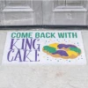 - No Manufacturer - Come Back With King Cake Coir Doormat (Each) 2 - No Manufacturer - Come Back With King Cake Coir Doormat (Each)