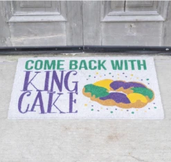 - No Manufacturer - Come Back With King Cake Coir Doormat (Each)