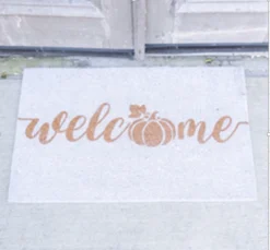 - No Manufacturer - Welcome Pumpkin Coir Doormat (Each) Decorations