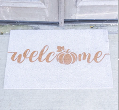 - No Manufacturer - Welcome Pumpkin Coir Doormat (Each) Decorations 3 - No Manufacturer - Welcome Pumpkin Coir Doormat (Each) Decorations
