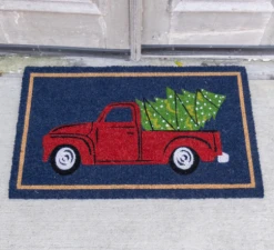 - No Manufacturer - Home For The Holidays Coir Doormat (Each)