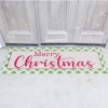 - No Manufacturer - Decorations Gingham Christmas Coir Doormat (Each)