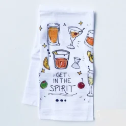 MGSPOT Get In The Spirt Kitchen Towel (Each) Gifts & Apparel