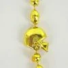 SBDOZEN Beads 36" Gold Football Helmet Bead Necklace (Dozen)