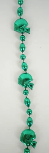 SBDOZEN 36" Dark Green Football Helmet Bead Necklace (Dozen) Beads