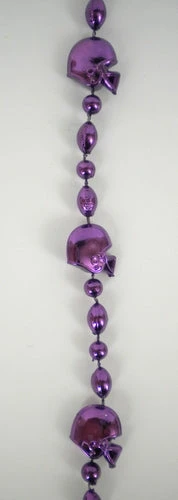 SBDOZEN 36" Purple Football Helmet Bead Necklace (Dozen)