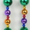SB36125 44" 20/40/60mm Metallic Rainbow Round Necklace (Each) 2 SB36125 44" 20/40/60mm Metallic Rainbow Round Necklace (Each)