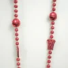 Sale 36" Metallic Red Basketball Bead Necklace (Each) Beads