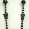 Sale Beads 36" Black Basketball Bead Necklace (Each) 1 Sale Beads 36" Black Basketball Bead Necklace (Each)