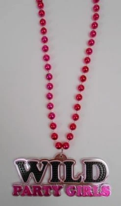 SBDOZEN Beads 33" 10mm Wild Party Girls Medallion Necklace (Dozen)