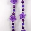 SBDOZEN 38" Acrylic Purple Daisy Bead Necklace (Dozen) Beads 2 SBDOZEN 38" Acrylic Purple Daisy Bead Necklace (Dozen) Beads