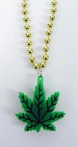 Sale Beads 33" 7mm Gold With MJ Leaf Light-Up Necklace (Each) Sale Beads 33" 7mm Gold With MJ Leaf Light-Up Necklace (Each)