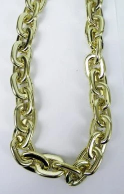 Mardi Gras Spot 36" Jumbo Chain Link - Metallic Gold (Each)