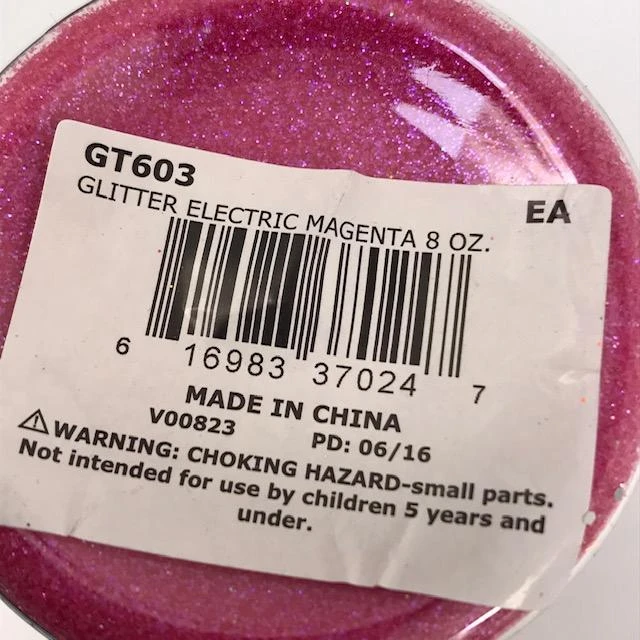 Mardi Gras Spot 8oz Glitter - Electric Magenta (Each) 4 Mardi Gras Spot 8oz Glitter - Electric Magenta (Each)