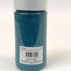 Mardi Gras Spot Party Supplies 8oz Glitter - Holographic Turquoise (Each)