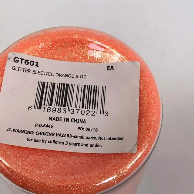 Mardi Gras Spot Party Supplies 8oz Glitter - Electric Orange (Each) 4 Mardi Gras Spot Party Supplies 8oz Glitter - Electric Orange (Each)