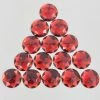 Mardi Gras Spot 30mm Round Plastic Stones - Red (Gross) 2 Mardi Gras Spot 30mm Round Plastic Stones - Red (Gross)
