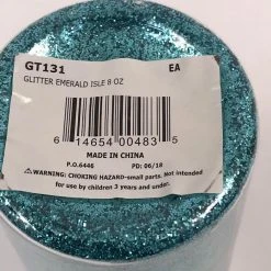 Mardi Gras Spot 8oz Glitter - Emerald Isle (Each)