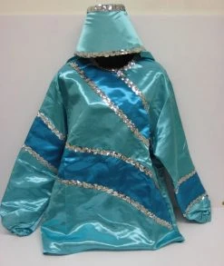 Mardi Gras Spot #12 - Aqua Costume With Marine Blue Trim (Each)