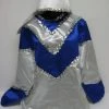 Mardi Gras Spot #10 - Gray Costume With Blue Trim (Each) Party Supplies 2 Mardi Gras Spot #10 - Gray Costume With Blue Trim (Each) Party Supplies